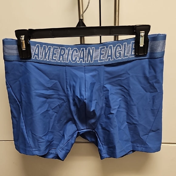 Swim American Eagle Blue Boxer Briefs Stretch Fit - Picture 1 of 1